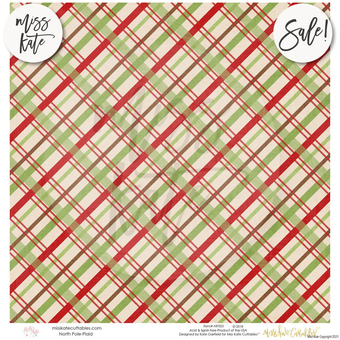 North Pole - Paper Pack 12X12 (Ss)