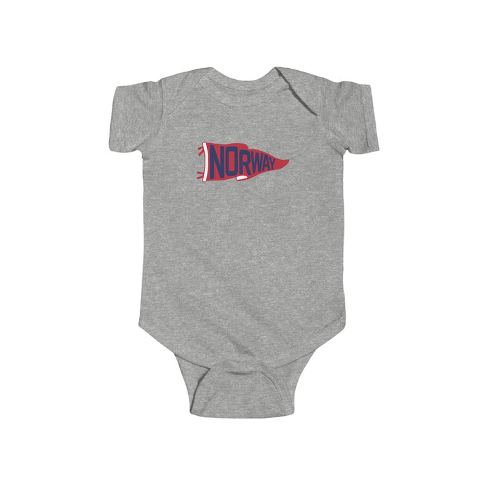 Norway Team Pennant Baby Bodysuit