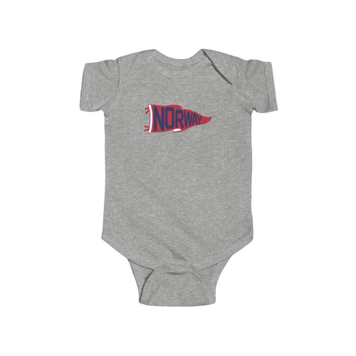 Norway Team Pennant Baby Bodysuit