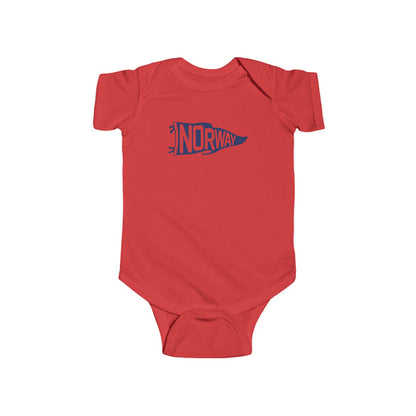 Norway Team Pennant Baby Bodysuit