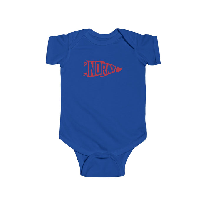 Norway Team Pennant Baby Bodysuit