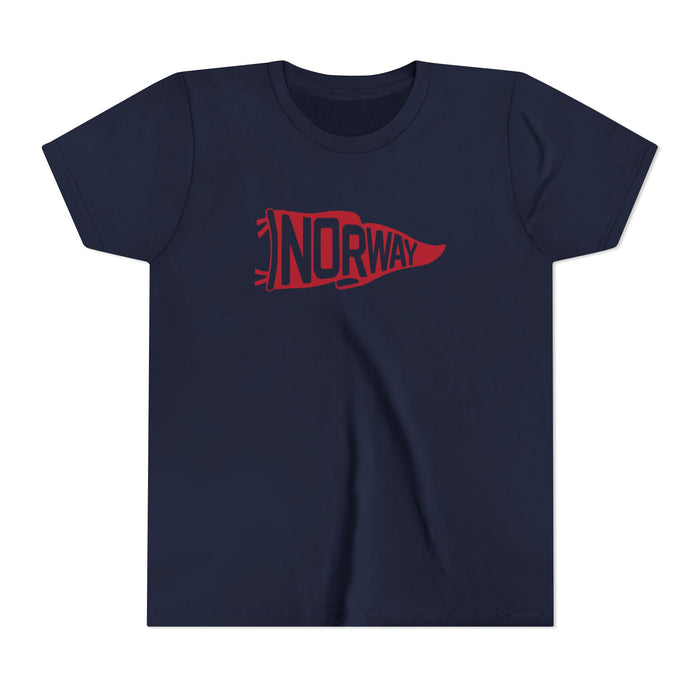 Norway Team Pennant Kids T-Shirt