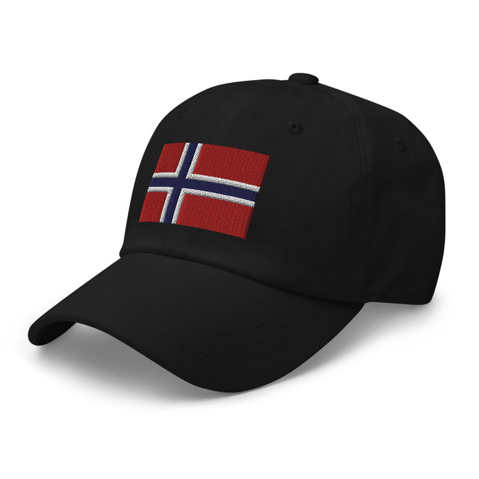 Norwegian Flag Embroidered Hat Scandinavian Design Studio