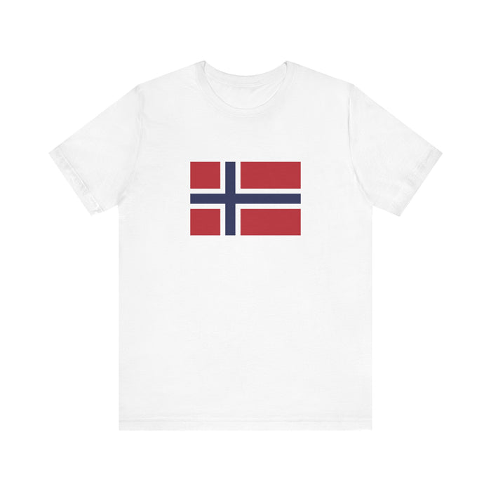Norwegian Flag Unisex T-Shirt - Scandinavian Design Studio