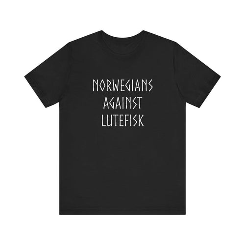 Norwegians Against Lutefisk T-Shirt - Scandinavian Design Studio
