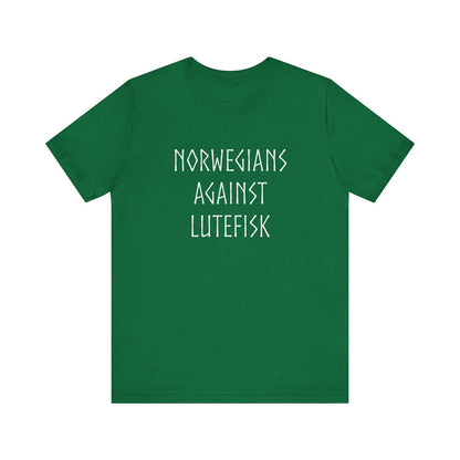 Norwegians Against Lutefisk T-Shirt - Scandinavian Design Studio