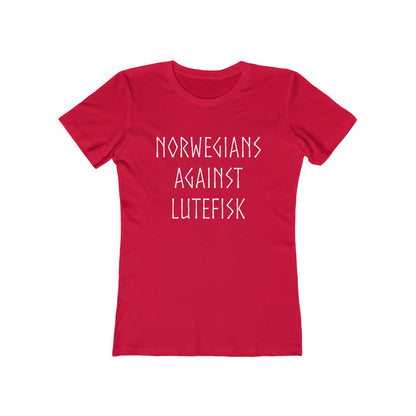 Norwegians Against Lutefisk Women's Fit T-Shirt - Scandinavian Design Studio