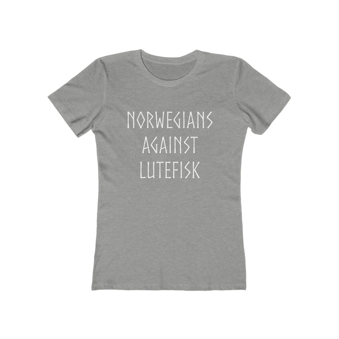 Norwegians Against Lutefisk Women's Fit T-Shirt - Scandinavian Design Studio