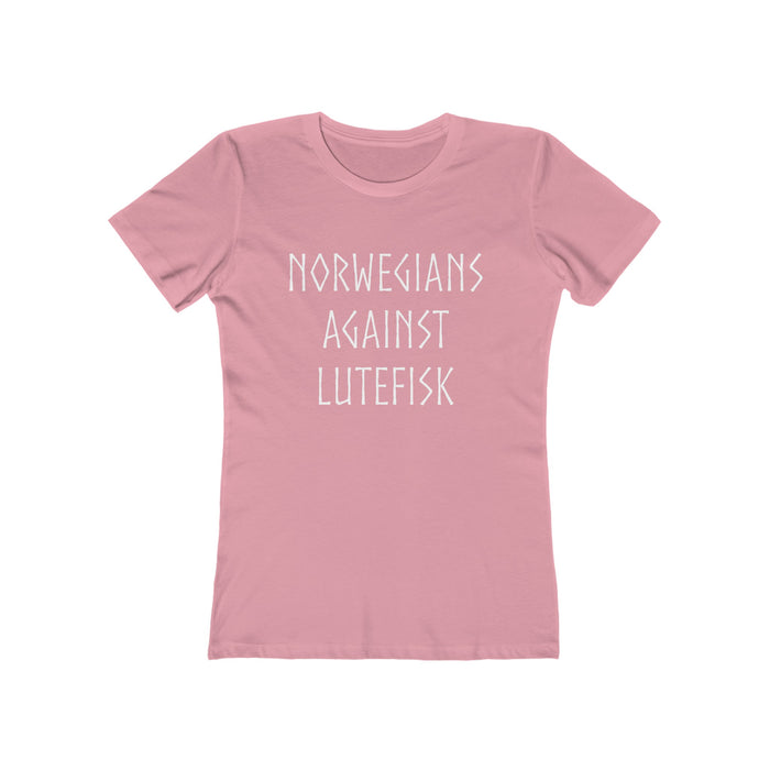 Norwegians Against Lutefisk Women's Fit T-Shirt - Scandinavian Design Studio
