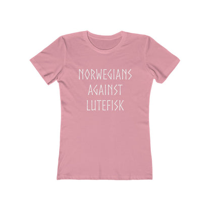Norwegians Against Lutefisk Women's Fit T-Shirt - Scandinavian Design Studio