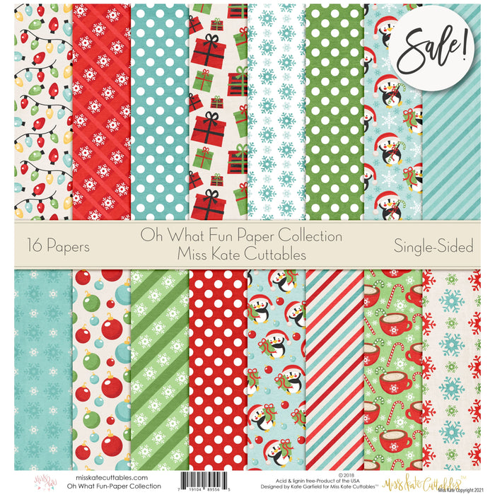 Oh What Fun - Paper Pack 12X12 (Ss)