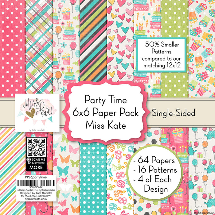 Party Time - 6X6 Paper Pack (Ss)