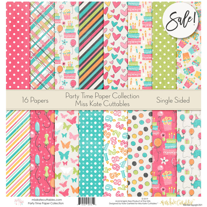 Party Time - Paper Pack 12X12 (Ss)