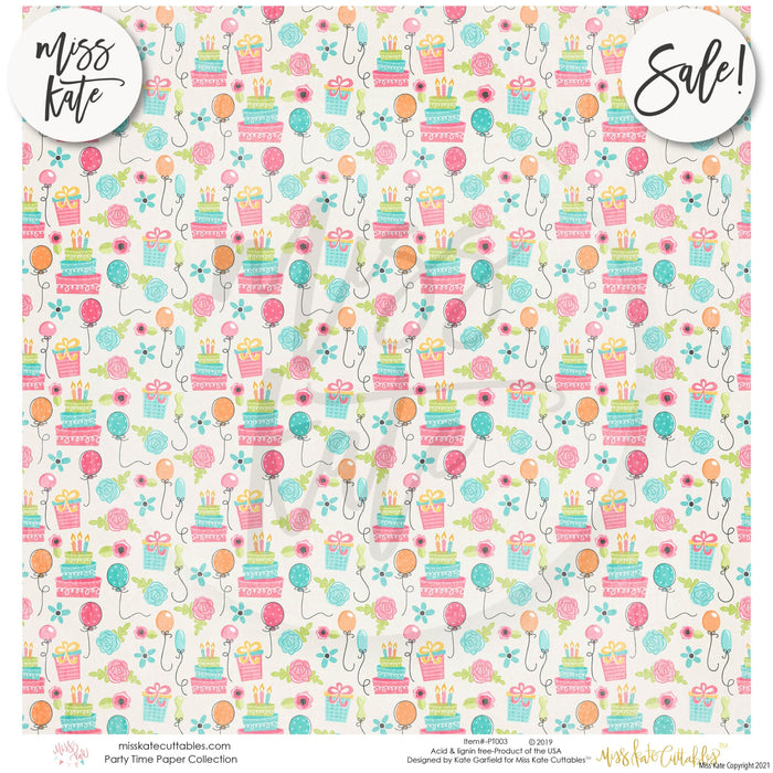Party Time - Paper Pack 12X12 (Ss)