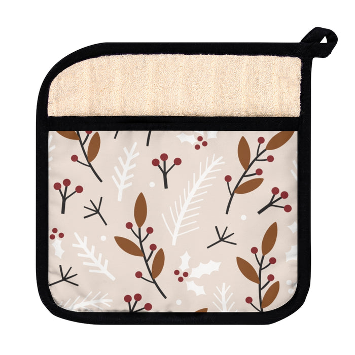 Pastel Holly Jolly Pot Holder