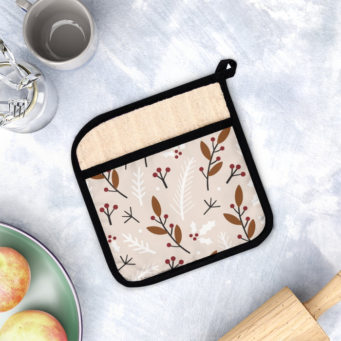 Pastel Holly Jolly Pot Holder