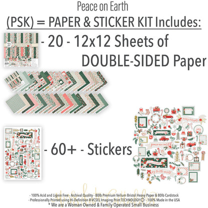 Peace on Earth Paper & Sticker Kit