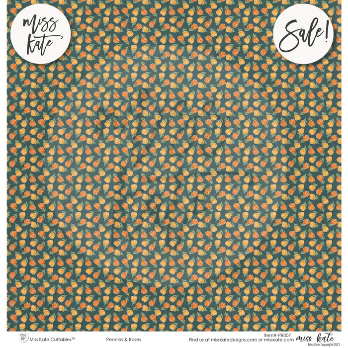 Peonies And Roses - Paper Pack 12X12 (Ds)