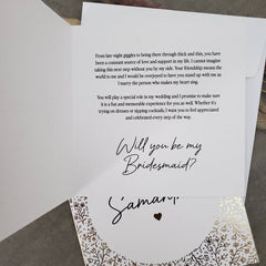Personalized Bridesmaid Proposal Card - XOXOKristen