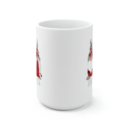 Personalized Valentine's Day Gnome Couple Mug Scandinavian Design Studio