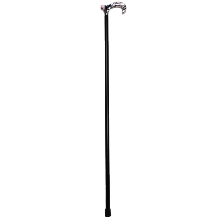 Pink Marble Acrylic Derby Cane