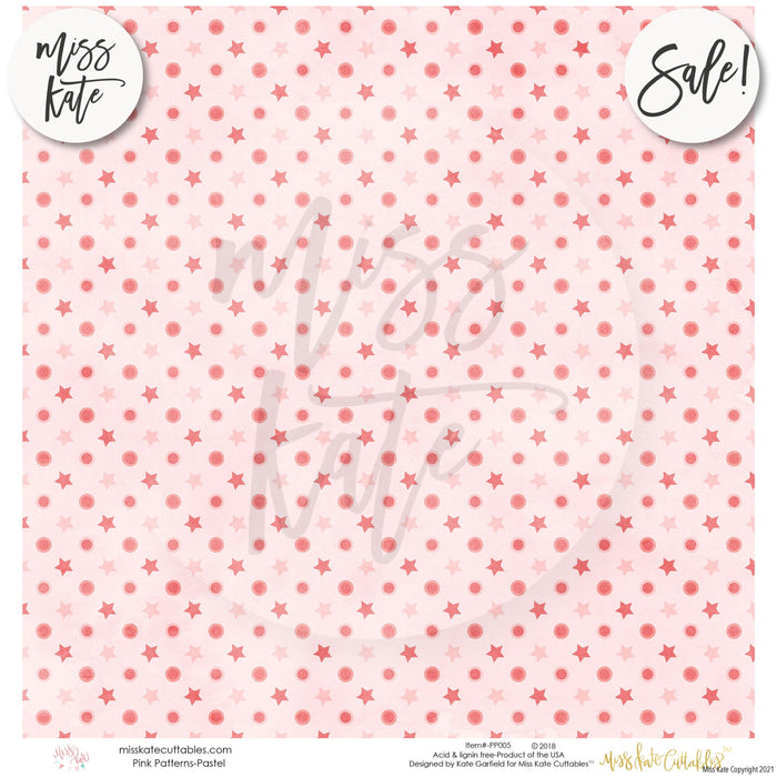 Pink Patterns - Paper Pack 12X12 (Ss)