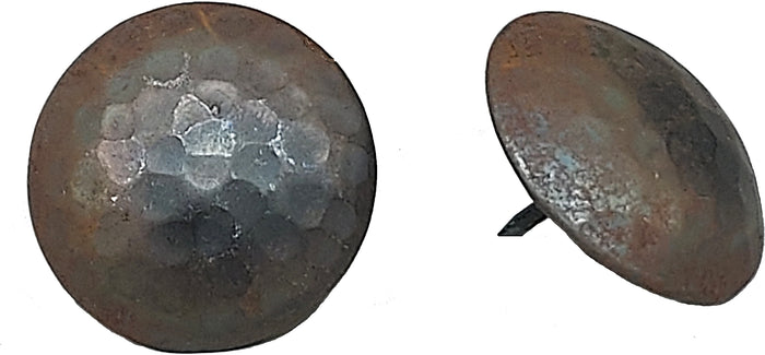 Premium Round Hammered Iron Clavos-Unfinished  1 1/2" diameter head