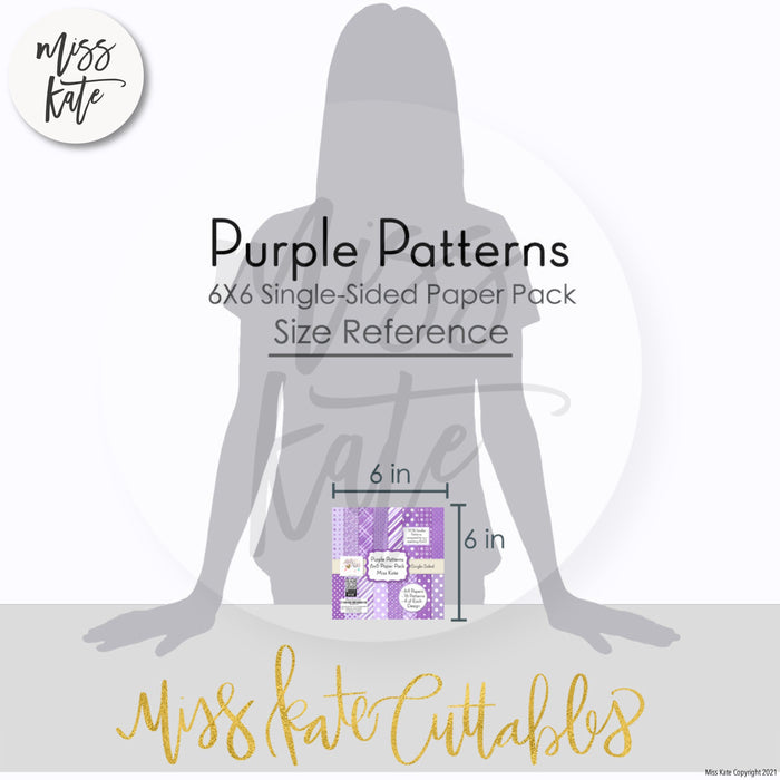 Purple Patterns - 6X6 Paper Pack (Ss)