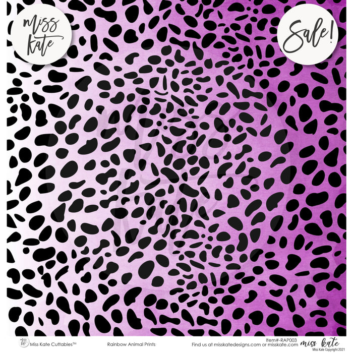 Rainbow Animal Prints - Paper Pack 12X12 (Ss)