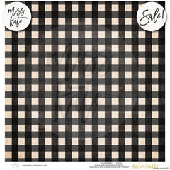 Red & Black Buffalo Check - Paper Pack 12X12 (Ss)