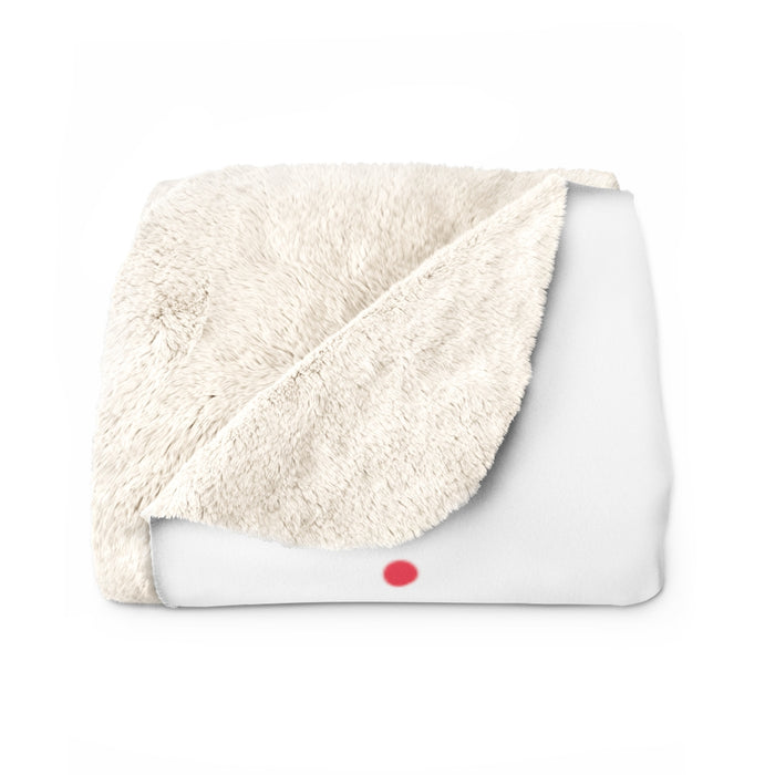 Red Snowflakes Sherpa Fleece Blanket