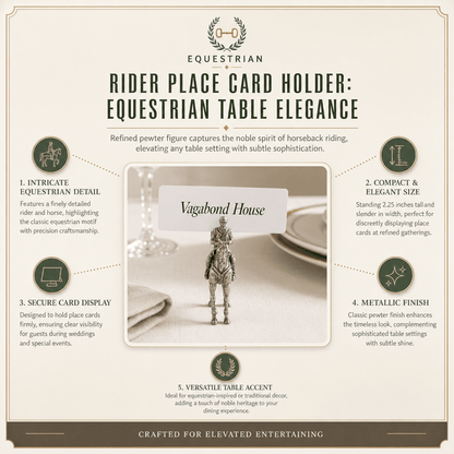 Rider Place card Holder 9