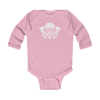 Rosemaling Long Sleeve Bodysuit Scandinavian Design Studio