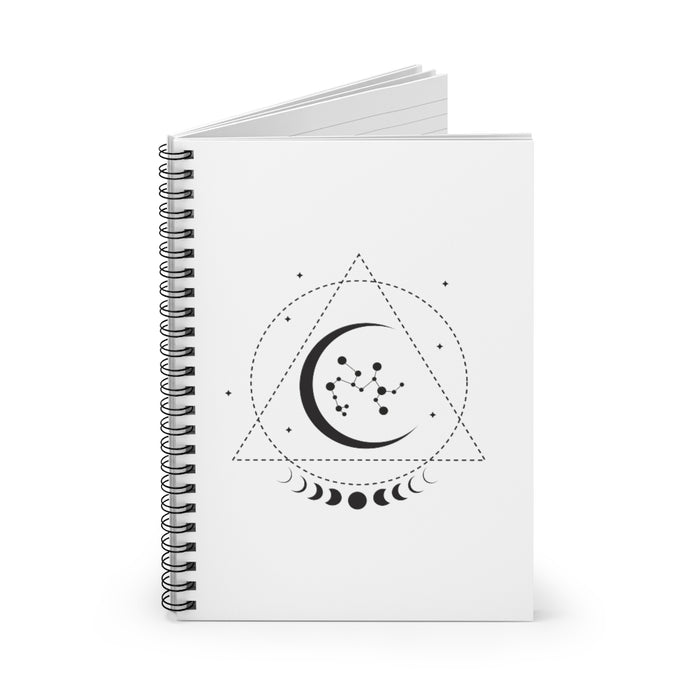Sagittarius Spiral Lined Notebook