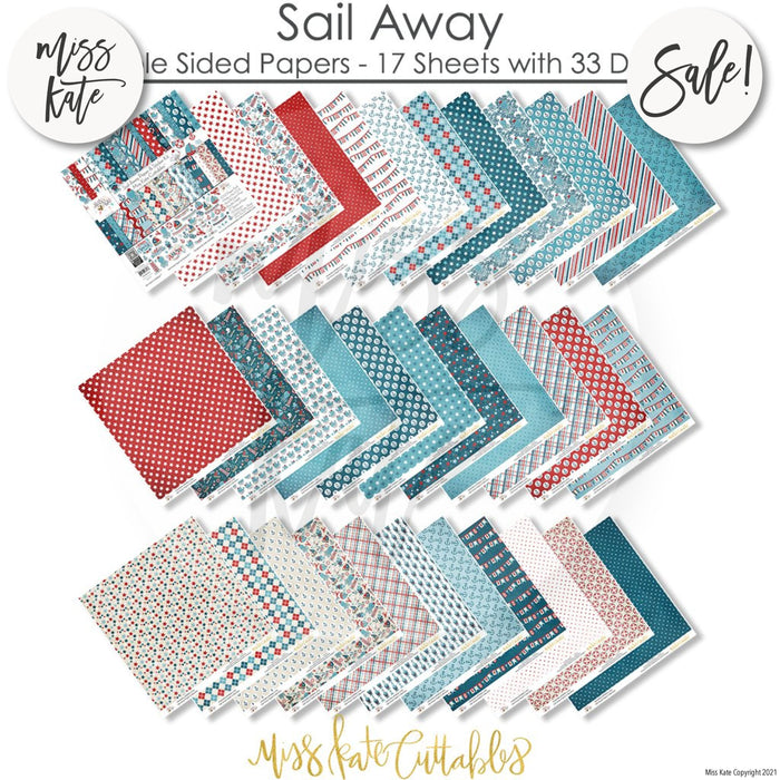 Sail Away - Paper & Sticker Kit 12X12 (Ds)