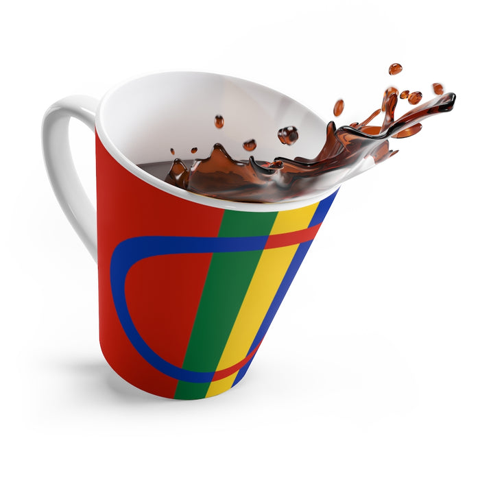 Sami Flag Latte Mug Scandinavian Design Studio