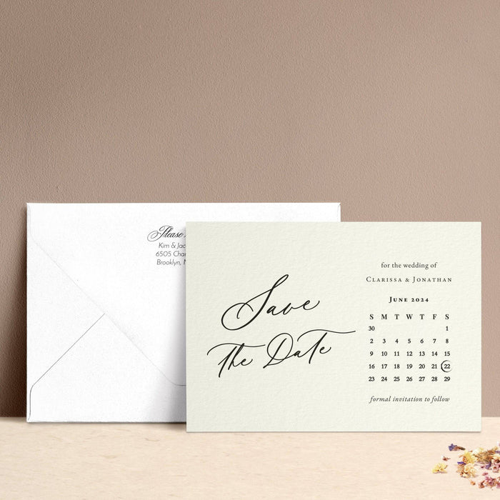 Save the Date with Calendar - XOXOKristen