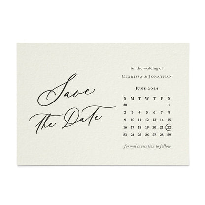 Save the Date with Calendar - XOXOKristen