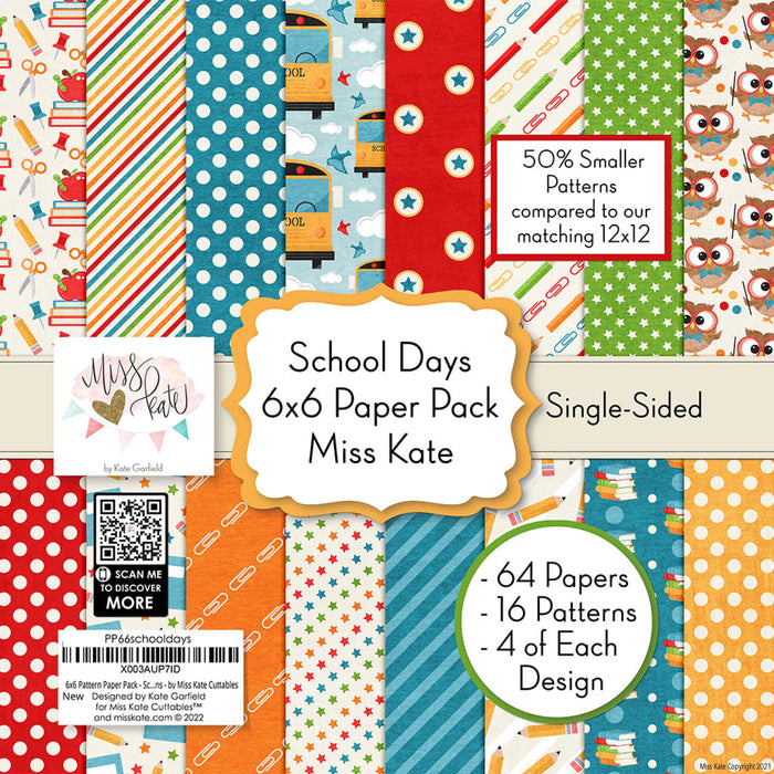School Days - 6X6 Paper Pack (Ss)