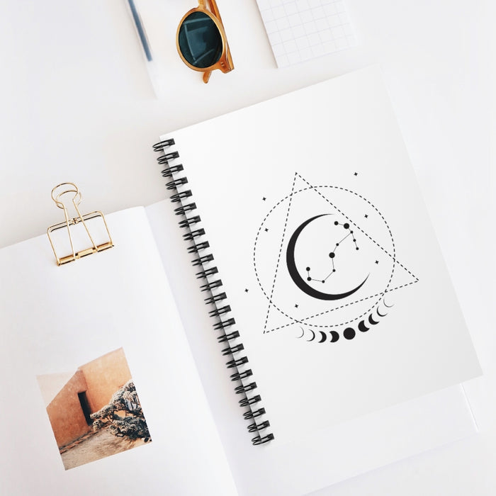 Scorpio Spiral Lined Notebook