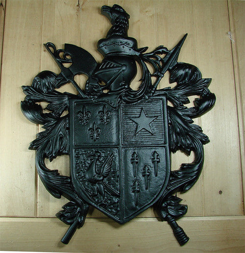 Shield of Honor - Black Powder Coat finish - Wild West Hardware