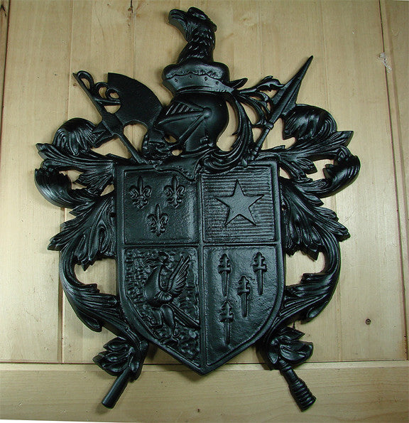 Shield of Honor- Dark Bronze Powder Coat finish - Wild West Hardware