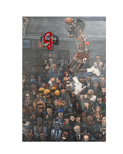 Jordan SLAM 80's Celebrities - Original Jawns - White T-Shirt - T-Shirt - Jawns on Fire Sneakers & Shoes