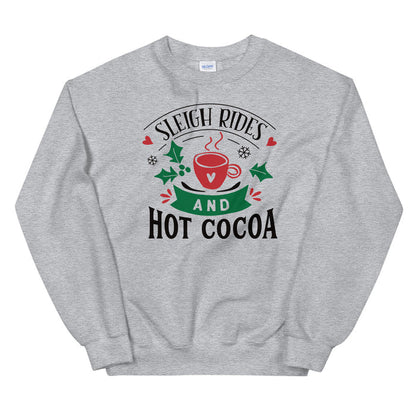 Sleigh Rides and Hot Cocoa Crew Sweatshirt