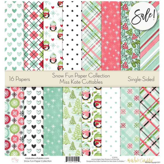 Snow Fun - Paper Pack 12X12 (Ss)