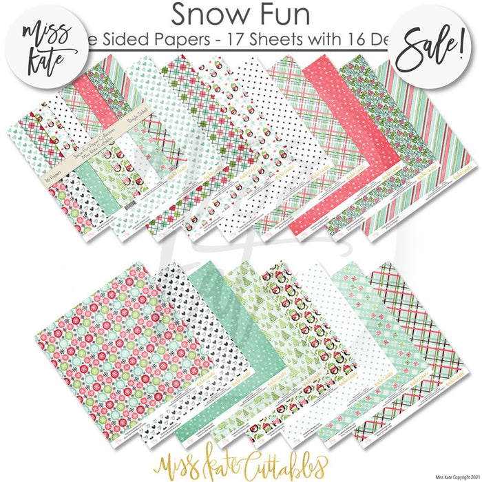 Snow Fun - Paper Pack 12X12 (Ss)