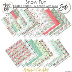 Snow Fun - Paper Pack 12X12 (Ss)