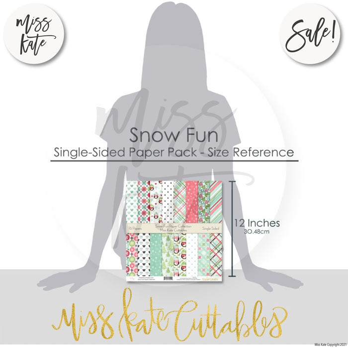 Snow Fun - Paper Pack 12X12 (Ss)
