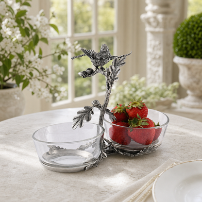 Song Bird Double Condiment Bowl 2