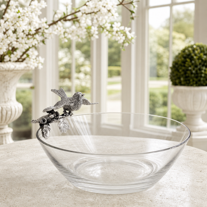 Song Bird Glass Bowl 2